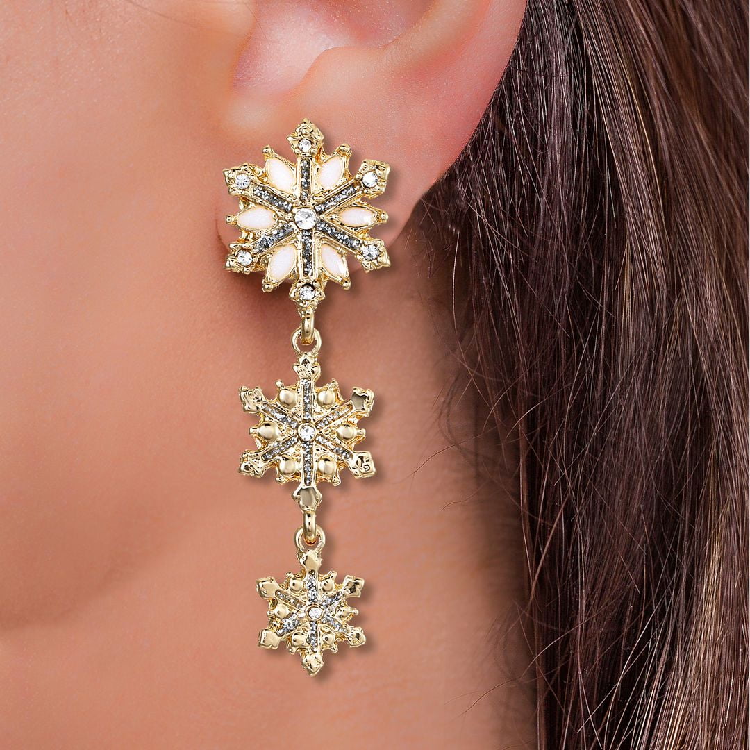 Fancy Rose Gold Earrings TUK008 at Rs 3500/pair in Surat | ID: 2853064349197
