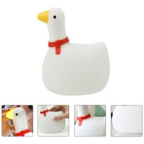 WRITWAA Silicone Goose Night Light with , Portable LED Nightlight for Kids Bedroom, Nursery, and Safety
