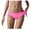 Hot Pink, variant on Breathable Ice Silk Women's Underwear – Solid Color Midwaist Cheeky Panties with Tummy Control, Soft No-Show Eversoft Design
