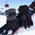 thumbnail image 2 of LIZENG Kids Ski Gloves Insulated Winter Gloves for Toddler Snowproof Handwear with Wrist Strap Outdoor Play Girls Knit Gloves, 2 of 3