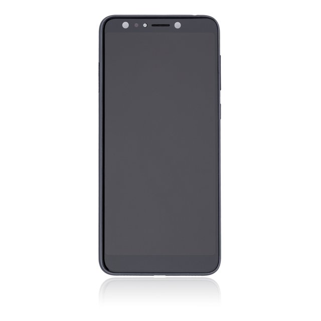 Replacement LCD Assembly With Frame Compatible For Asus ZenFone 5Q / 5 Lite (ZC600KL / X017DA / 2018) (Refurbished) (Midnight Black)