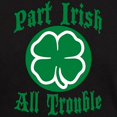 thumbnail image 3 of CafePress - Part Irish, All Trouble T Shirt - Men's Classic Graphic Cotton T-Shirt, 3 of 4