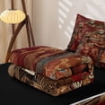 thumbnail image 5 of Erosebridal Boho Vintage Royal Skeletons Zipper Twin Comforter Sets with Fitted Sheet and 2 Pillowcases, Spooky Gold Floral Zipper Bedding Set for Boys Girls, Red Gold Brown, Black Reversible, 5 of 7