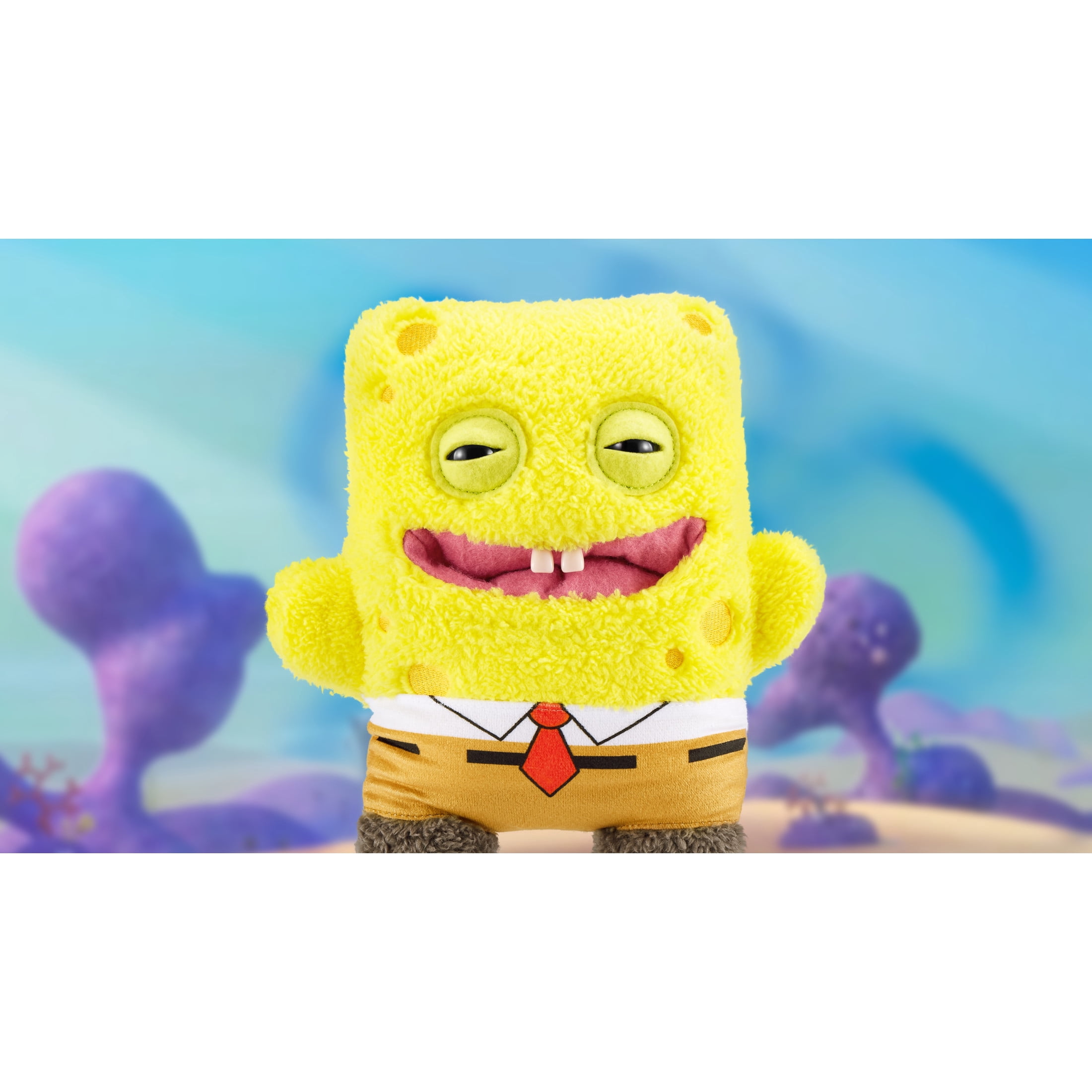 Fuggler 9 inch Spongebob Series SquarePants, Funny Ugly Monster Soft Plush Toy by ZURU