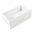 thumbnail image 5 of PORKISS White 9 Drawer Dresser, Wood Chest of Drawers with Wide Storage, Modern Storage Cabinet for Bedroom, Living Room, Hallway , Adults, 5 of 9
