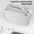 thumbnail image 4 of Bolsas de Almacenamiento Grandes Bolsa de Almacenamiento de Accesorios Digitales Multifuncionales con Gran Capacidad Y Almacenamiento de Doble Capa, Fácil de Llevar, Bolsa de Almacenamiento Impermeabl, 4 of 6