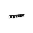 thumbnail image 3 of Meridian Furniture Pavilion Black Boucle Fabric Bench, 3 of 7