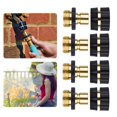 thumbnail image 2 of LMTODLFG Garden Water Hose Tap Fitting Quick Connector Male--Female Set Adapter Easy Connector Fitting, Male and Female Set, 4 Set , 3/4 Inch, 2 of 8