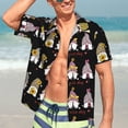 thumbnail image 5 of Lsque Have a Nice Day pattern Hawaiian Shirt for Men, Unisex Summer Beach Casual Short Sleeve Button Down Shirts-Medium, 5 of 9