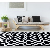 United Weavers Drachma Benachi Modern Geometric Area Rug, Black, 5'3" x 7'6"