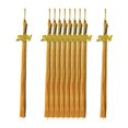 thumbnail image 2 of Milageto 10Pcs Graduation Cap Hat Tassel Academic Charm Gift Decoration for Graduates yellow, 2 of 8