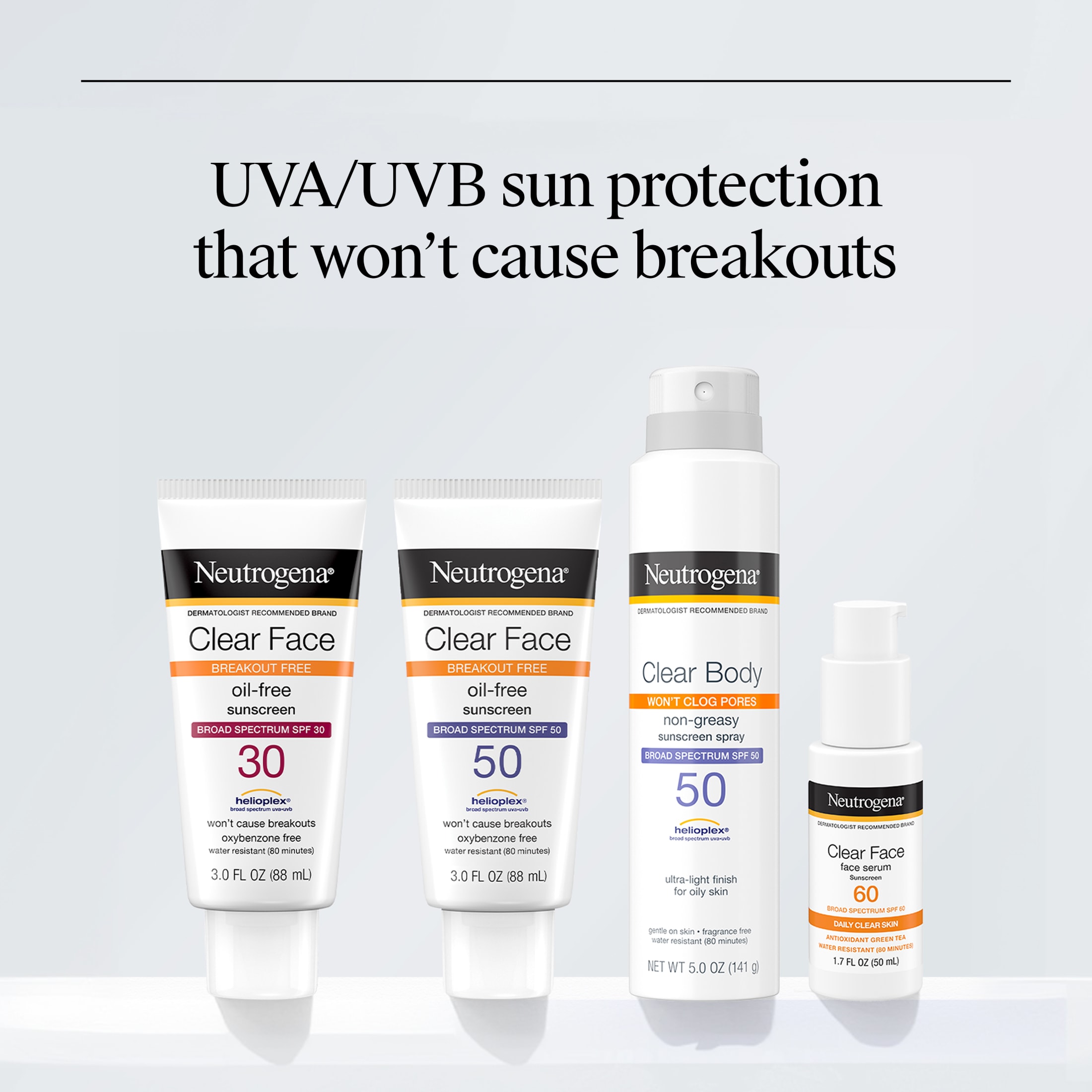 Neutrogena Clear Face Sunscreen Lotion SPF 50, 3 fl oz photo 6