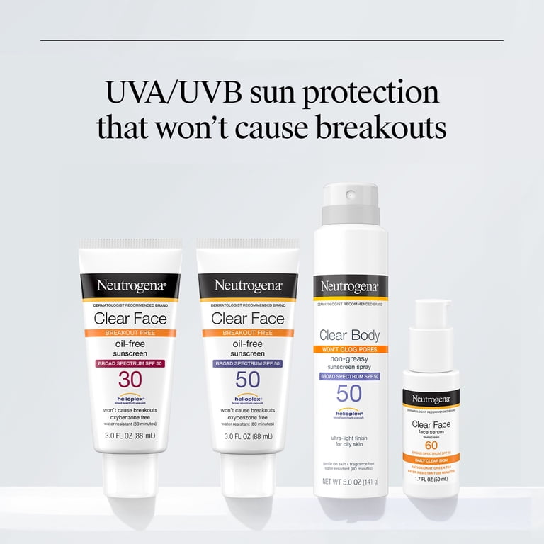 Clear Face Sunscreen Lotion SPF 50, 3 oz (3-Pack) photo 7