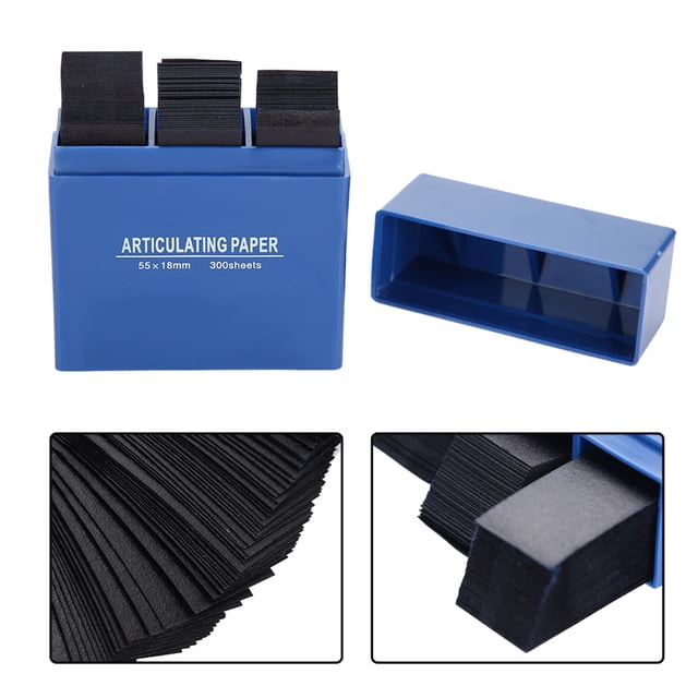 Tiras dentales, 300 hojas/caja Tiras anticuadas dentales suaves Papel dental de ingeniería de precisión
