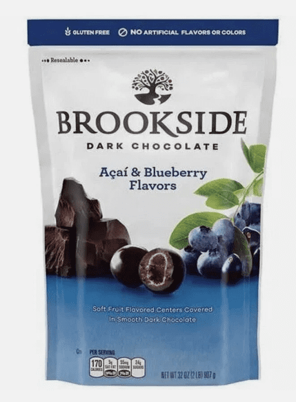Brookside Acai & Blueberry Flavors Dark Chocolate 2 lbs. (Pack of 2)