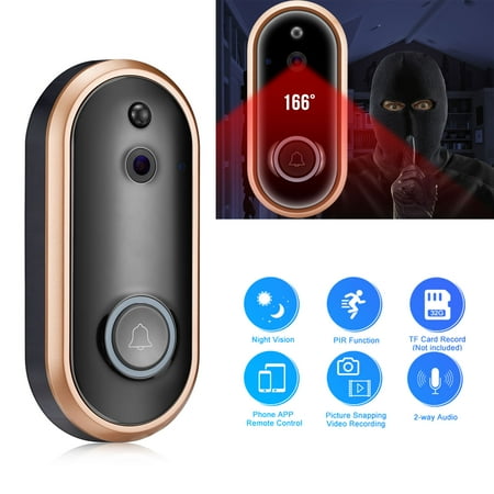 EEEKit Wireless WiFi Door Bell, 1080P Smart Home Security