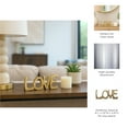 thumbnail image 6 of Decorative Objects for Home Decor - LOVE Sculpture for Kitchen Decor and Decorations for Living Room - Modern Statues Accent for Shelf, Mantel, Bookcase, Entryway 8", Gold, 6 of 14