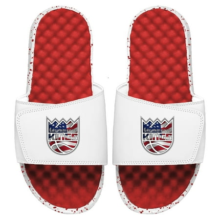 

Men s ISlide Red/White Sacramento Kings Americana Slide Sandals