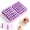 Purple, variant on Unbranded 72 Pcs Alphabet Stamps Set for Clay, 1/2''/12.7mm Pottery Letter Stamps for Clay Stepping Stone Mold, Mini Alphabet Numbers Stamps for Pottery Clay and DIY Craft(Purple)