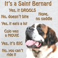 thumbnail image 3 of CafePress - Saint Bernard FAQ Sweatshirt - Crew Neck Sweatshirt, 3 of 4