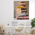 thumbnail image 3 of Stupell Industries Cottage Well Loved Bookstack Canvas Art, 36 x 48, by LSR Design Studio, 3 of 8