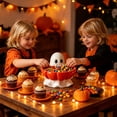thumbnail image 6 of YIKA Ghost Ceramic Candy Bowl 5.71 Inch, Halloween Decoration Tabletop Storage Figurine, Pumpkin Shape Treat Holder for Fall Harvest Thanksgiving Party Desktop Mantel Home Decor, 6 of 9