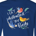 thumbnail image 4 of Inktastic I Get Distracted by Birds Long Sleeve Youth T-Shirt, 4 of 5