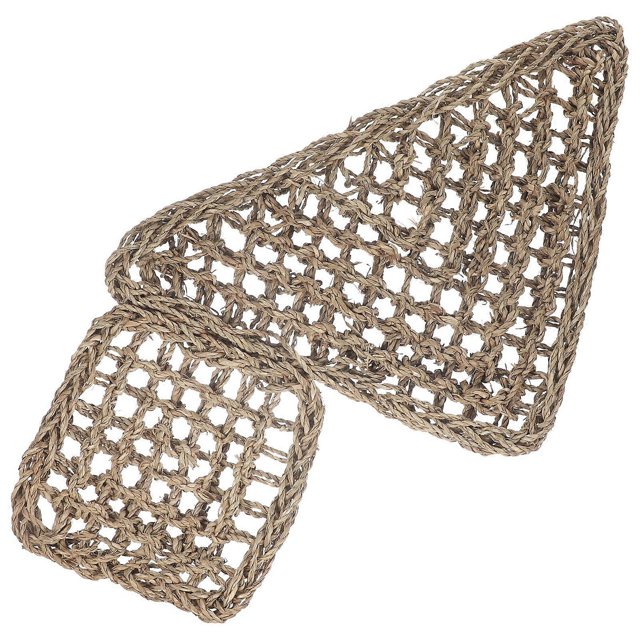 1 Set of Lizard Snake Sleeping Bed Reptiles Hammock Seaweed Cushion (Light Brown)