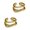 Golden, variant on Irregular C Shaped Ear Cuff Double-Layer Line Ear Bone Clip Cartilage Earrings Elegant Jewelry Accessories for Women