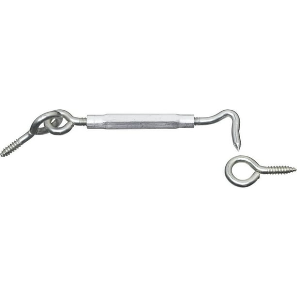 Gancho para Puerta con Tensor National Hardware Zincado 3/8" x 28 cm