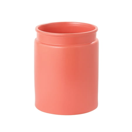 Coral Wastebasket - Sparrowhawk Skylar Solid Coral Wastebasket