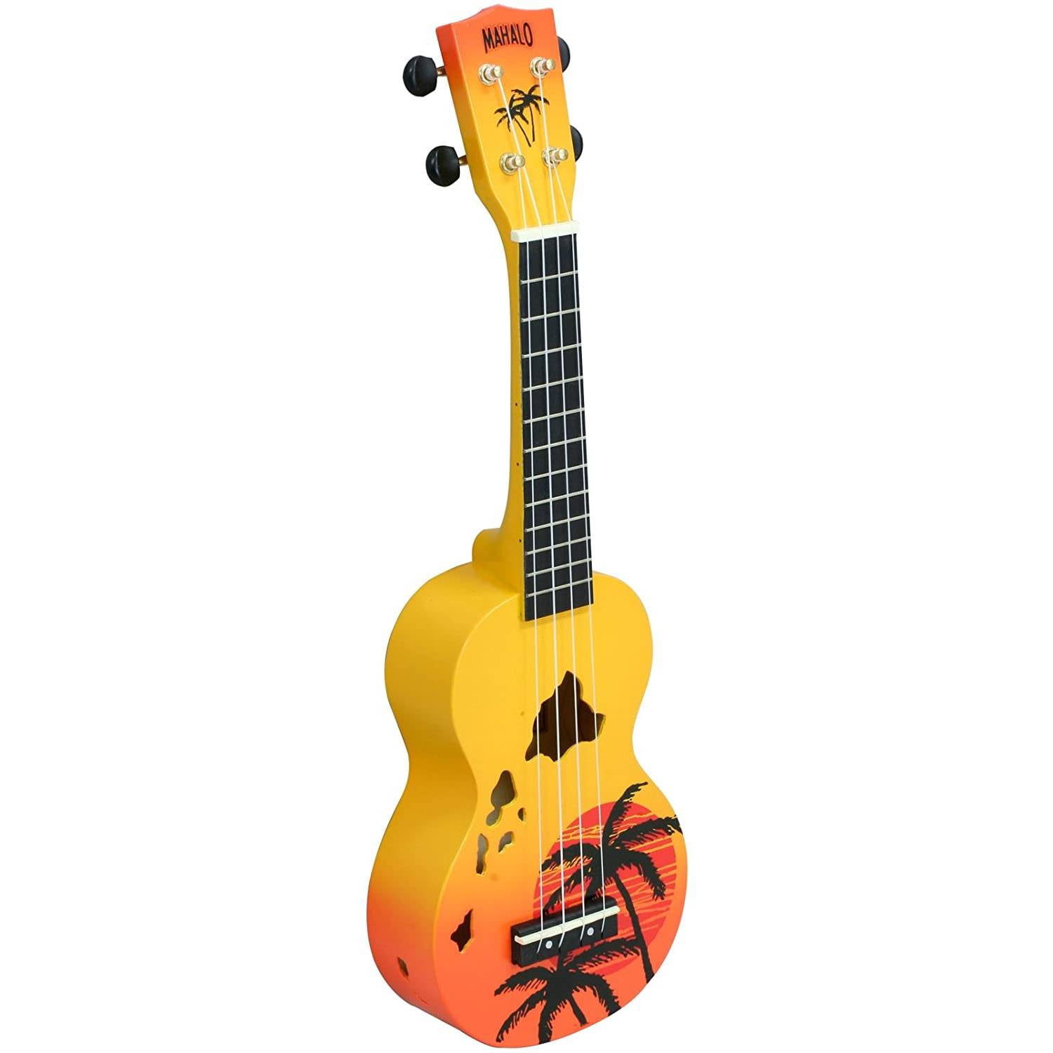 Hawaii Soprano Ukulele w/Bag Orange Burst
