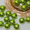 thumbnail image 2 of Northlight Shatterproof Shiny Christmas Ball Ornaments 3.25" (80mm) - Kiwi Green  - 32ct, 2 of 3