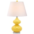 thumbnail image 2 of SAFAVIEH Eva 24 in. H Double Gourd Glass Table Lamp, Yellow, 2 of 2