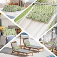 thumbnail image 6 of Spring Leavse Pillow Covers, Linen Long Throw Pillow Case, Pastoral Garden Botanical Rustic Burlap Holiday Pillow Protector Decorative Cushion Cover for Living Room/Bedroom 20" x 36", 6 of 8