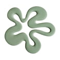 thumbnail image 2 of Modern Flower Silicone Trivet Mat Irregular Wave Line Heat Insulating Pad Non Slip Table Protector for Mugs Bowls Hot Cookware Kitchen Dining, 2 of 6