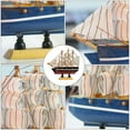 thumbnail image 5 of Tineasur Sailboat Figurine Ornament Nautical Decor Multi 1Set Home Decor Item, 5 of 7