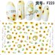 thumbnail image 3 of 12 piezas es 3D para uñas, artísticas para bricolaje, calcomanías para transferenci agua, calcomanías para uñas, calcomanías par shamjiam Nail Art Tips Sticker, 3 of 9