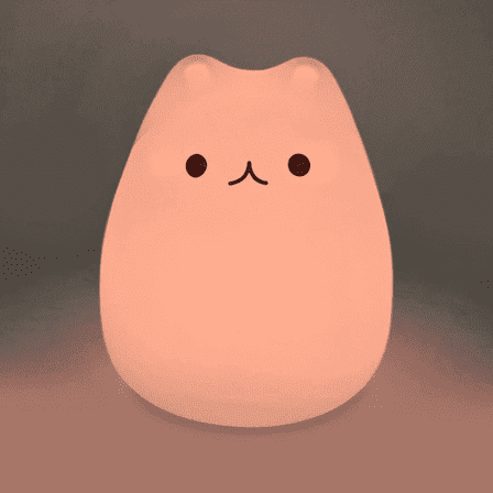 Cat Night Light Color Changing Touch Lamp