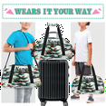 thumbnail image 6 of Qzaxky Personalized Christmas Bag Gym Bag Custom Duffle Bag Christmas Bag with Name Overnight Bag Christmas Snow Tree, 6 of 7