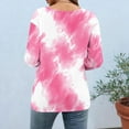 thumbnail image 5 of Spring Tshirts Shirts Women's Tops Spring Plus Size Three Quarter Length Sleeve Tunic Tops for Women Blouses Gifts, 5 of 6
