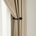 thumbnail image 4 of Mainstays Black Ball Curtain Rod Holdbacks (2 Count), 4 of 8