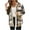 Brown, variant on Lcziwo Plaid Coats for Women Flannel Fleece Warm Shacket Jackets Button Down Open Front Coats Hoodies Winter Casual Loose Outerwear 2025 Yellow,M