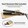 thumbnail image 3 of Olivia Garden Ceramic + Ion High Performance Professional Flat Iron, Black/Gold (CIFL1), 3 of 7