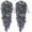 Purple, variant on Viworld 2 Park Hanging Plants Artificial Lavender UV Resistant Plants Fake Hanging Vines Fake Hanging Flowers for Spring Decor, Home Garden Office Wedding Decor(Purple)