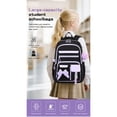 thumbnail image 5 of AHMOMEI Cute Bow 3 Pieces Backpack Set, Cute Student Bookbag Lightweight Large Capacity with Lunch Bag & Pencil Case Daily, Picnic, Travel & Outdoor Activities, 5 of 8