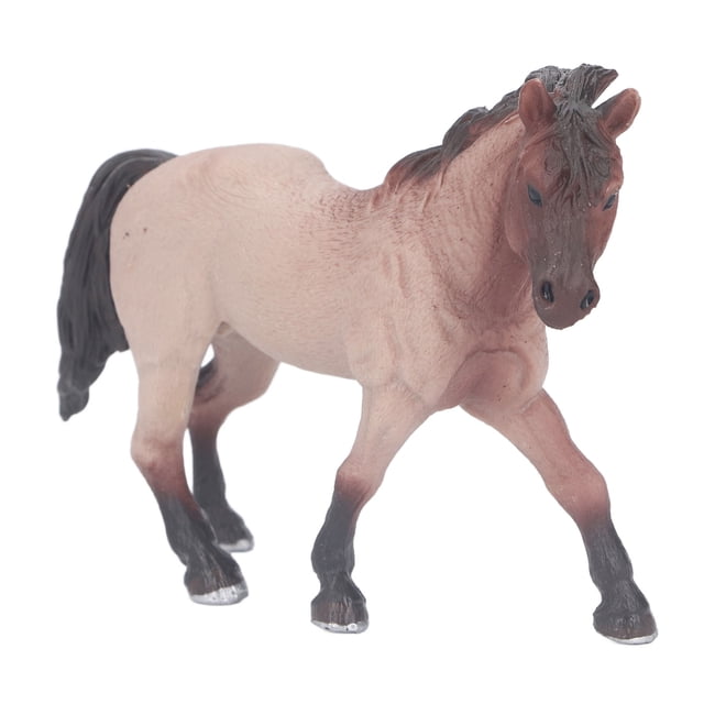 Figuras de caballos que desarrollan la imaginación, caballos de pie realistas que no destiñen, juguetes, adornos de caballos para decorar