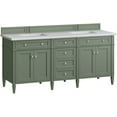 thumbnail image 2 of James Martin Vanities 72" Double Vanity, Smokey Celadon w/ 3 CM Arctic Fall Top, 2 of 7