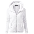 thumbnail image 2 of Pyhlmscde Women's Winter Warm Wool Zipper Coat Outwear, Womens Tops, Jackets for Women, Women Fall Clothes, 2 of 5