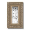 thumbnail image 2 of ArtToFrames 4" x 10" Majestic  Silver Picture Frame, 4x10 inch Gold Wood Poster Frame (WOM-5121), 2 Pack, 2 of 6
